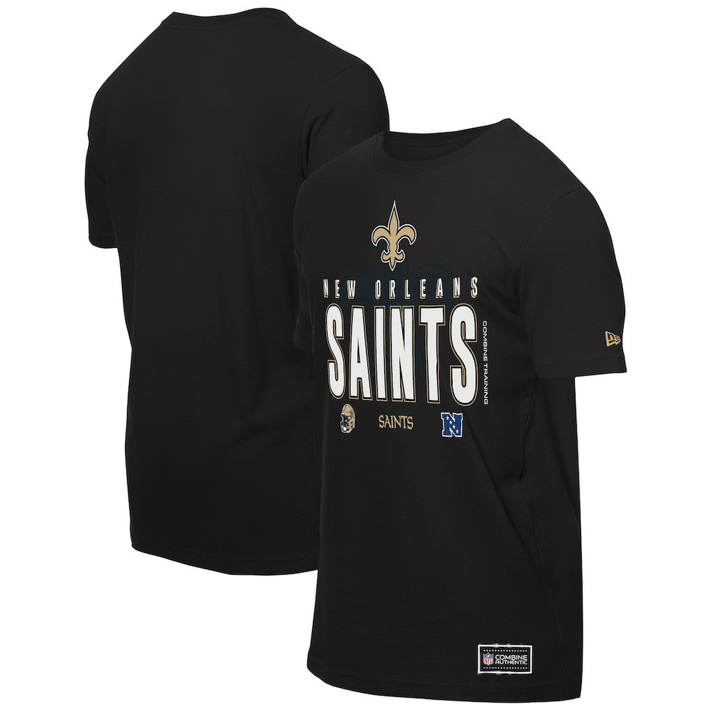 New Orleans Saints New Era 2025 NFL Training Camp T-Shirt - Black for sale