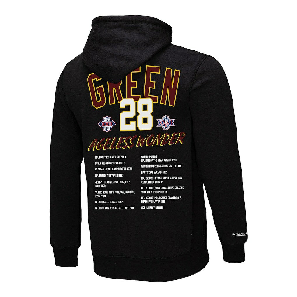 Darrell Green Washington Commanders Ageless Wonder Pullover Hoodie - Black on sale