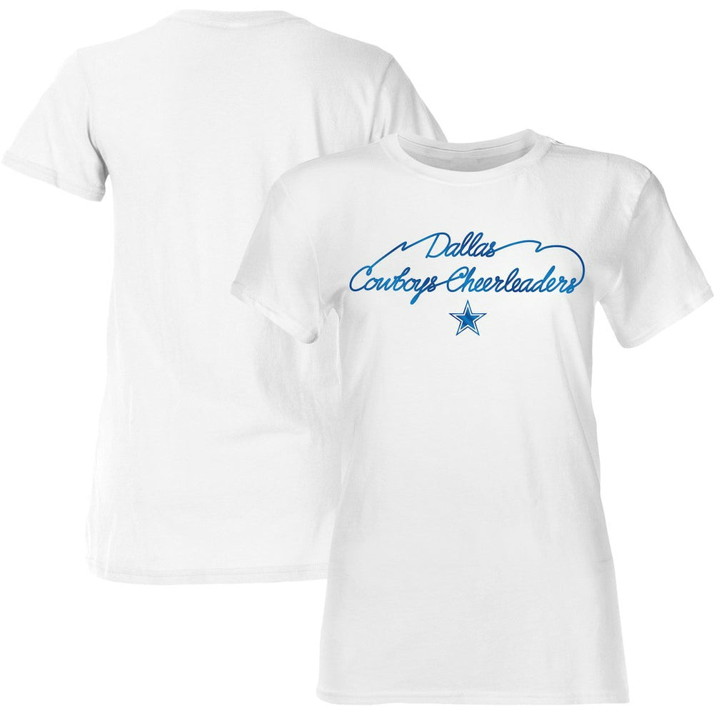 Dallas Cowboys Women's Thunderstruck Foil T-Shirt - White on sale