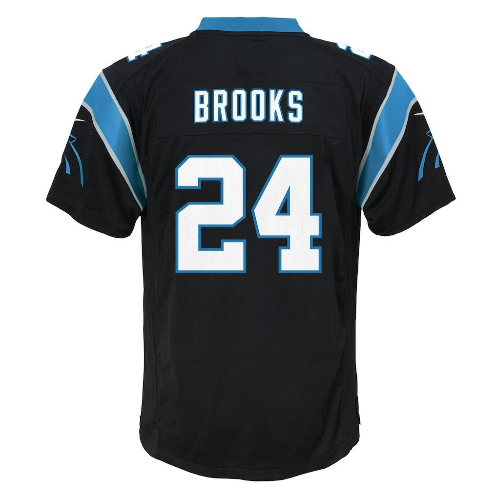 Jonathon Brooks Carolina Panthers Youth Game Jersey - Black | Nike for sale