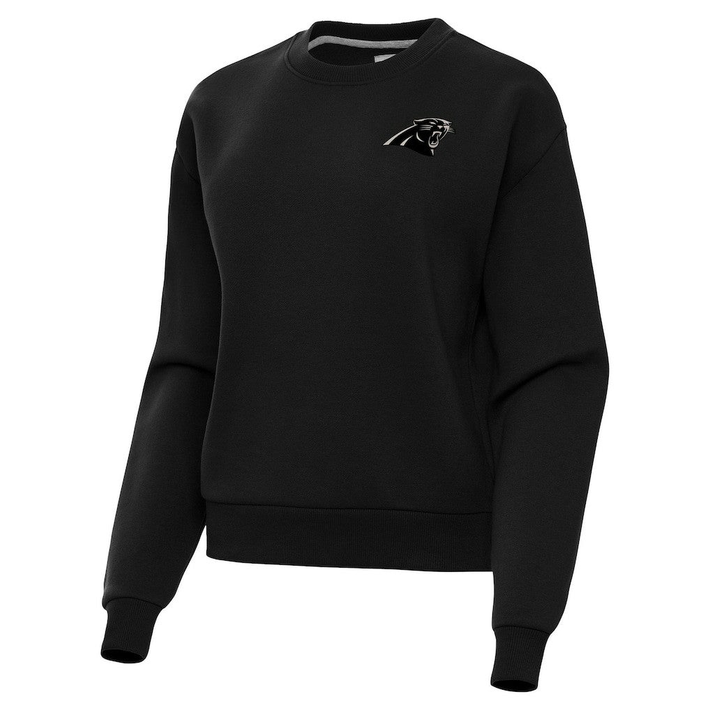 Carolina Panthers Antigua Women's Victory Pullover Sweatshirt - Black sale