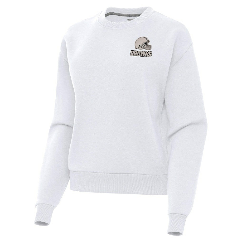Cleveland Browns Antigua Women's Victory Pullover Sweatshirt - White online