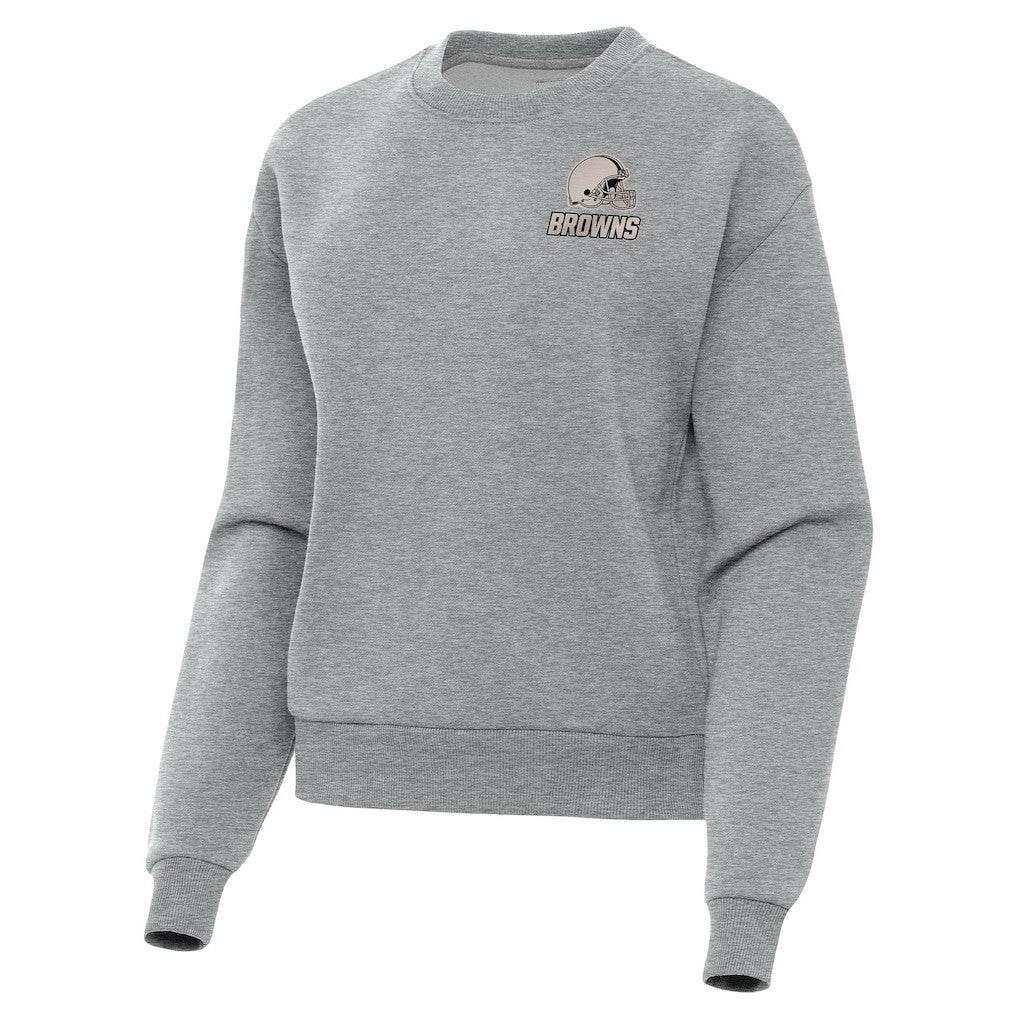 Cleveland Browns Antigua Women's Victory Pullover Sweatshirt - Heather Gray sale