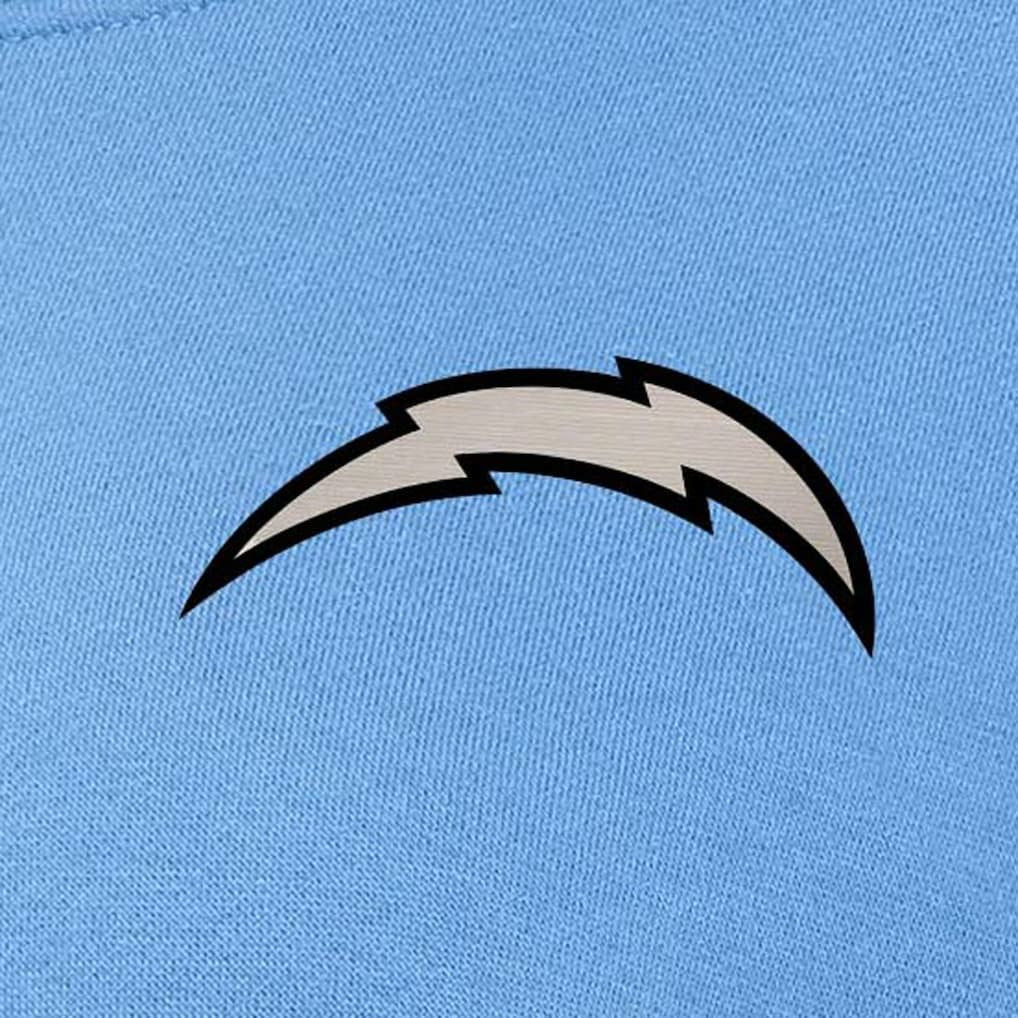 Los Angeles Chargers Antigua Women's Victory Pullover Sweatshirt - Powder Blue on sale