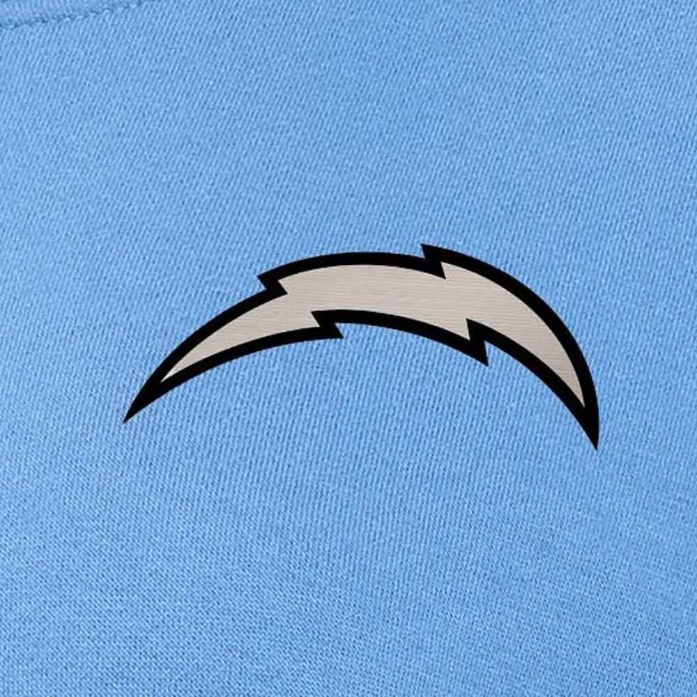 Los Angeles Chargers Antigua Women's Victory Pullover Sweatshirt - Powder Blue on sale