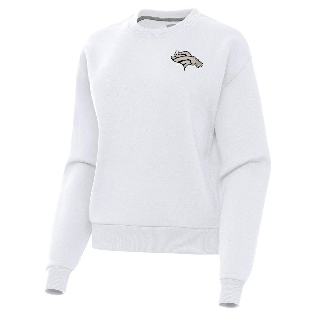 Denver Broncos Antigua Women's Victory Pullover Sweatshirt - White outlet