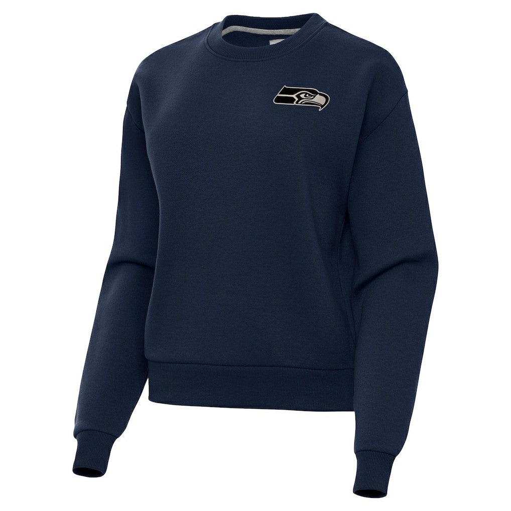 Seattle Seahawks Antigua Women's Victory Pullover Sweatshirt - College Navy outlet