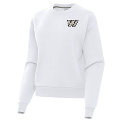 Washington Commanders Antigua Women's Victory Pullover Sweatshirt - White on sale