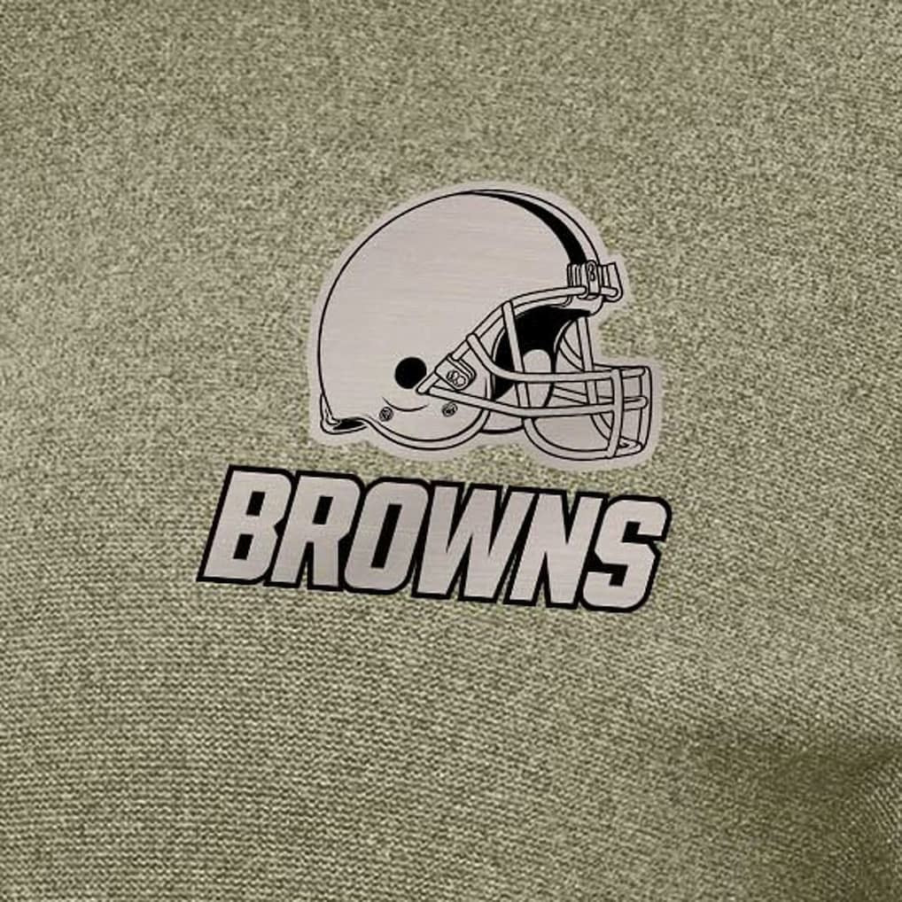 Cleveland Browns Antigua Women's Crush Quarter-Zip Top - Olive sale