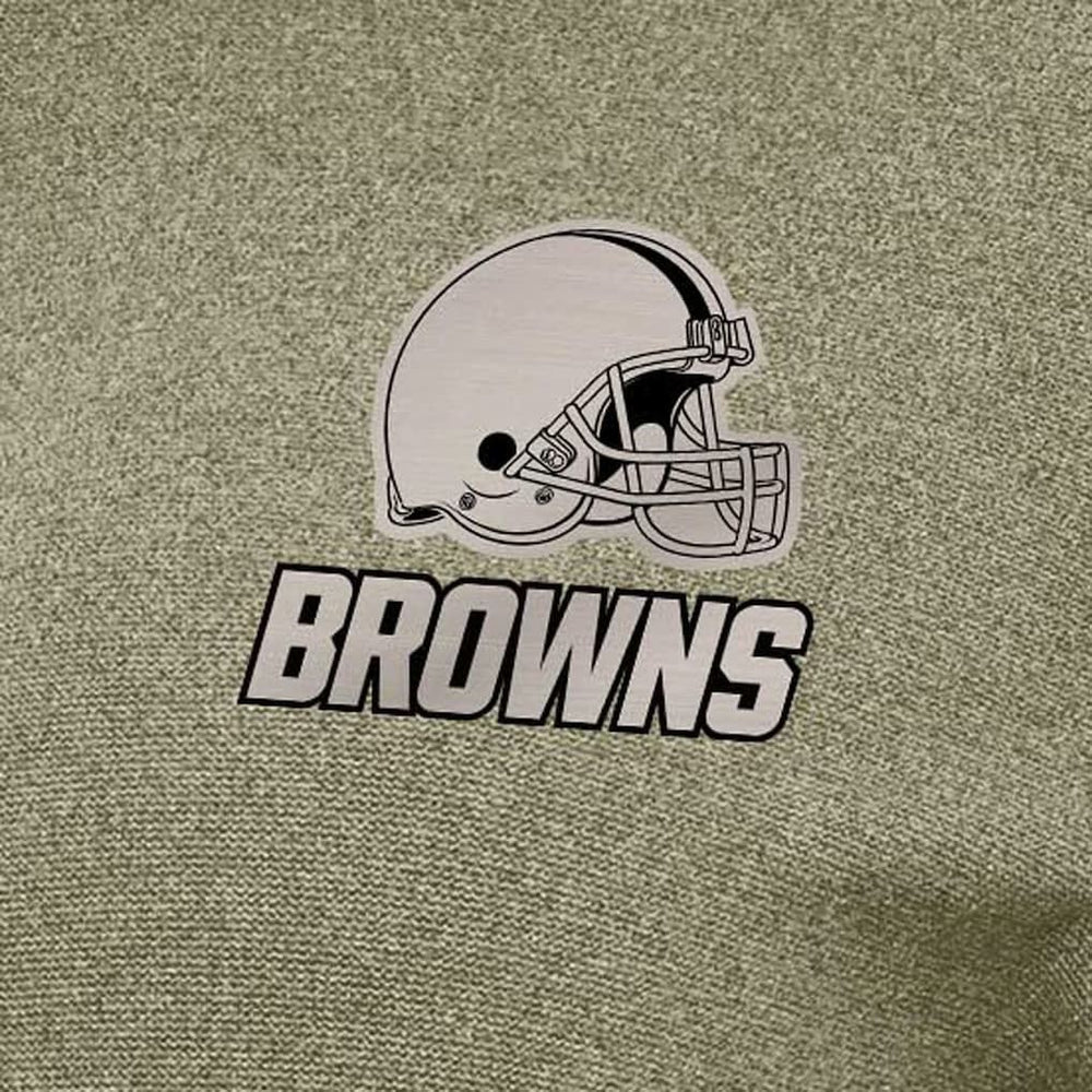 Cleveland Browns Antigua Women's Crush Quarter-Zip Top - Olive sale
