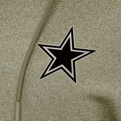Dallas Cowboys Antigua Women's Justice Pullover Hoodie - Olive online