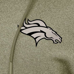 Denver Broncos Antigua Women's Justice Pullover Hoodie - Olive outlet