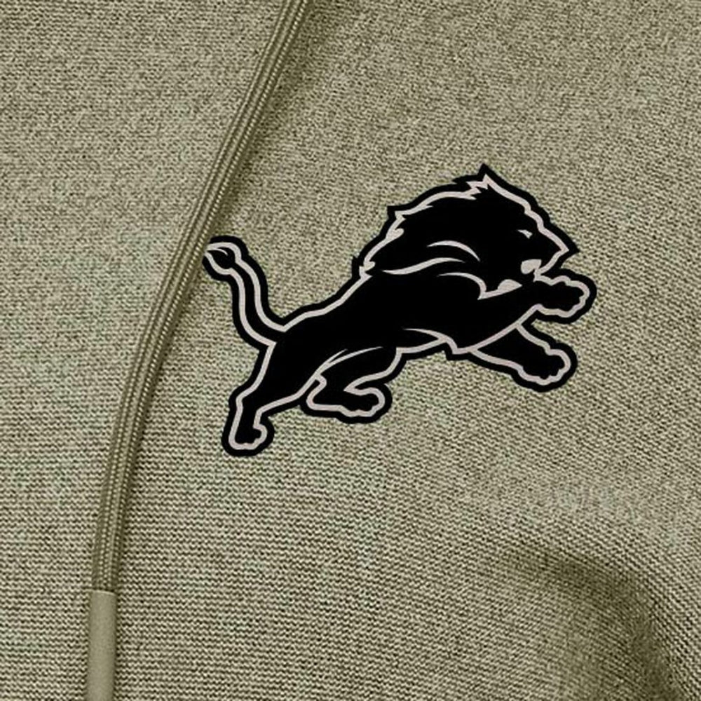 Detroit Lions Antigua Women's Justice Pullover Hoodie - Olive sale