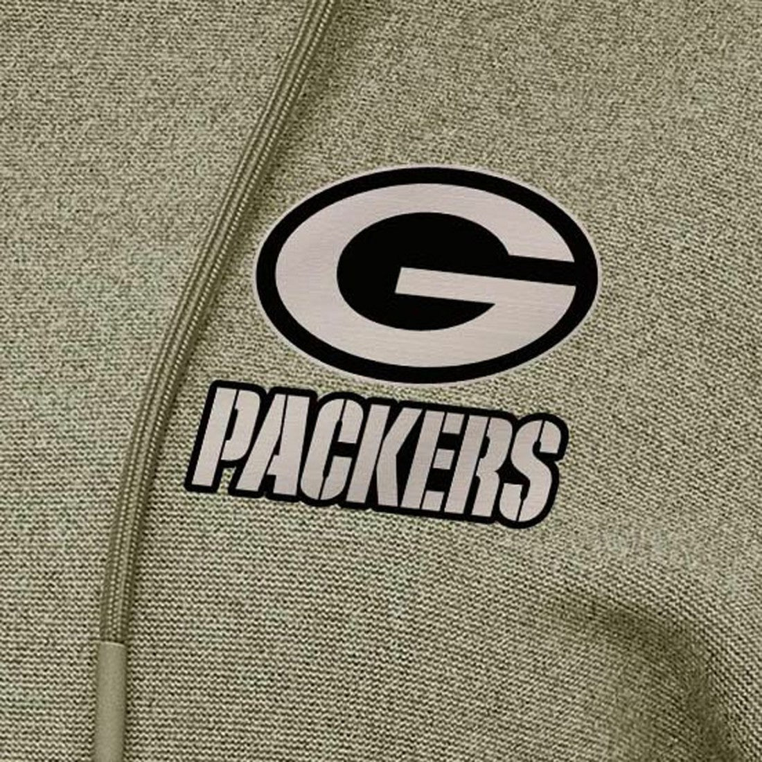 Green Bay Packers Antigua Women's Justice Pullover Hoodie - Olive sale