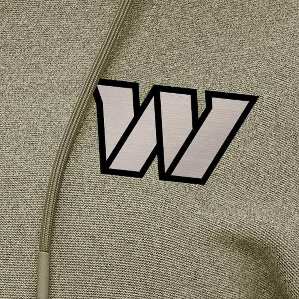 Washington Commanders Antigua Women's Justice Pullover Hoodie - Olive online