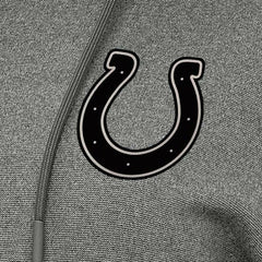 Indianapolis Colts Antigua Women's Justice Pullover Hoodie - Heather Black discount