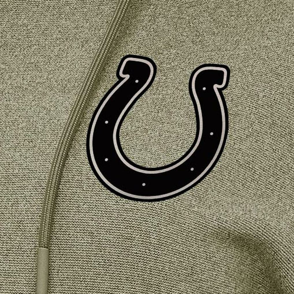 Indianapolis Colts Antigua Women's Justice Pullover Hoodie - Olive on sale