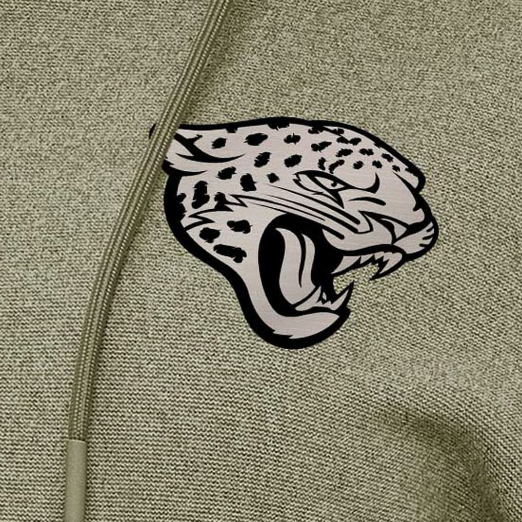 Jacksonville Jaguars Antigua Women's Justice Pullover Hoodie - Olive discount