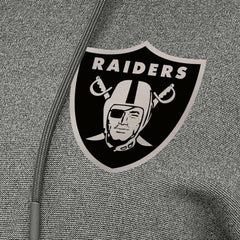 Las Vegas Raiders Antigua Women's Justice Pullover Hoodie - Heather Black discount