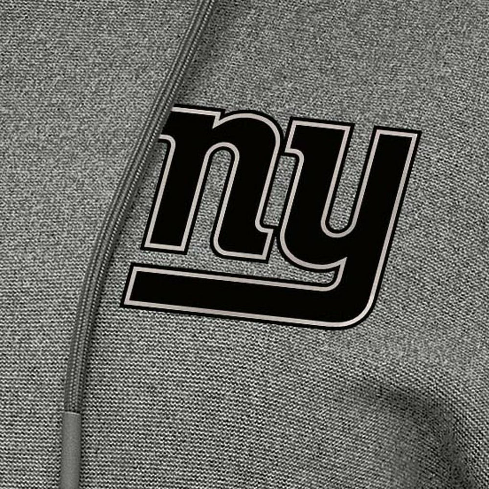 New York Giants Antigua Women's Justice Pullover Hoodie - Heather Black cheap