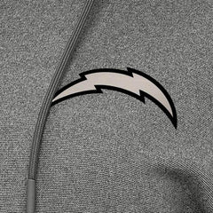 Los Angeles Chargers Antigua Women's Justice Pullover Hoodie - Heather Black discount