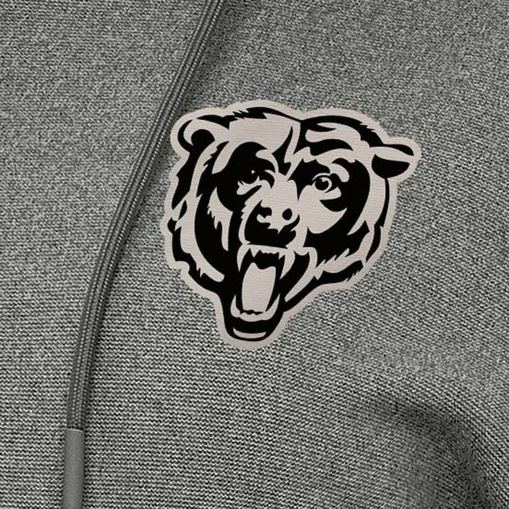 Chicago Bears Antigua Women's Justice Pullover Hoodie - Heather Black cheap