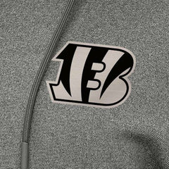 Cincinnati Bengals Antigua Women's Justice Pullover Hoodie - Heather Black outlet