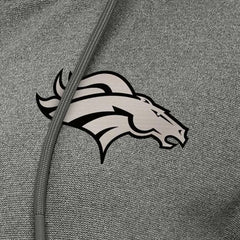 Denver Broncos Antigua Women's Seeker Full-Zip Hoodie Jacket - Heather Black cheap