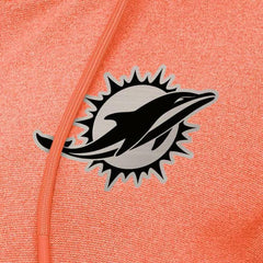 Miami Dolphins Antigua Women's Seeker Full-Zip Hoodie Jacket - Heather Orange outlet