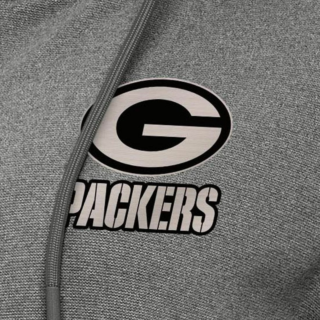 Green Bay Packers Antigua Women's Seeker Full-Zip Hoodie Jacket - Heather Black for sale