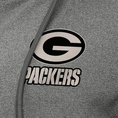Green Bay Packers Antigua Women's Seeker Full-Zip Hoodie Jacket - Heather Black for sale