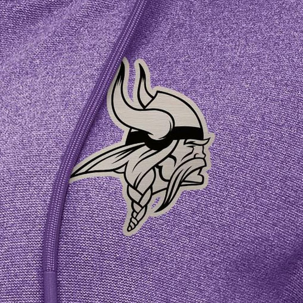 Minnesota Vikings Antigua Women's Seeker Full-Zip Hoodie Jacket - Heather Purple for sale