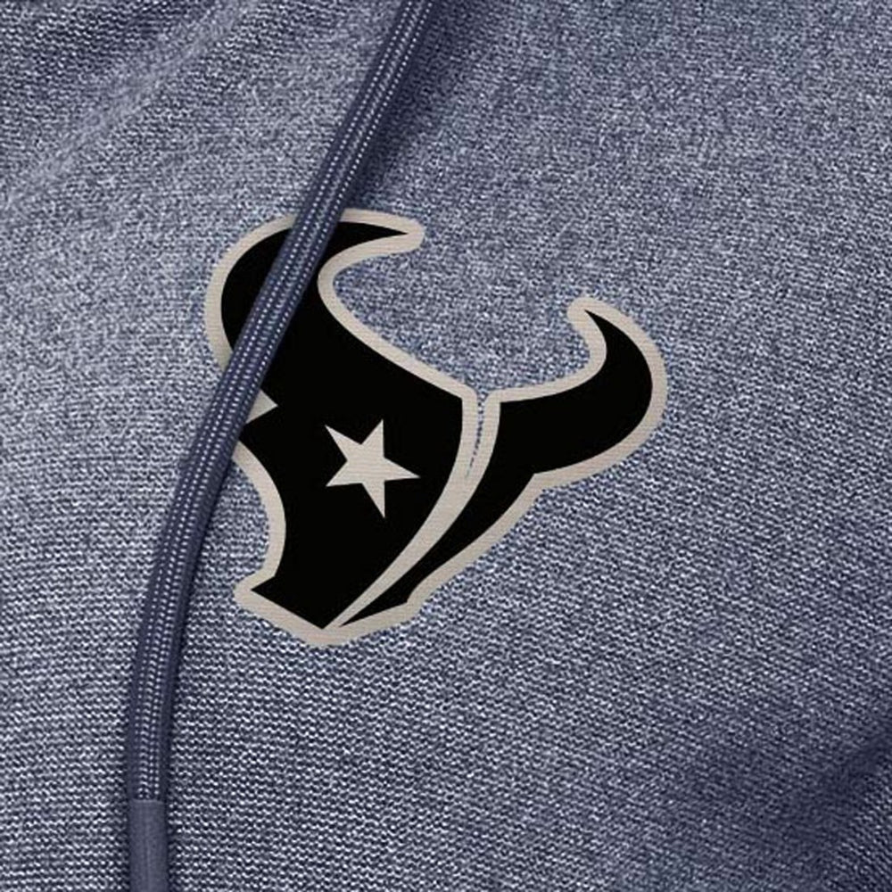 Houston Texans Antigua Women's Seeker Full-Zip Hoodie Jacket - Heather Navy discount