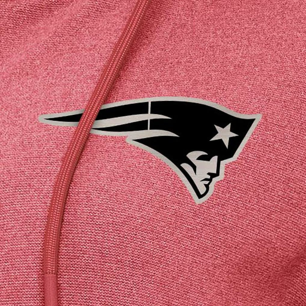 New England Patriots Antigua Women's Seeker Full-Zip Hoodie Jacket - Heather Red sale