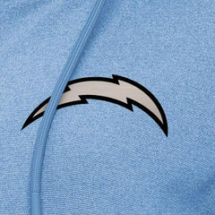 Los Angeles Chargers Antigua Women's Seeker Full-Zip Hoodie Jacket - Heather Powder Blue outlet