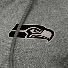 Seattle Seahawks Antigua Women's Seeker Full-Zip Hoodie Jacket - Heather Black discount