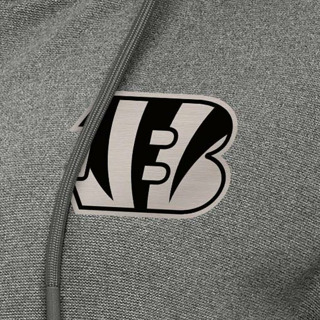 Cincinnati Bengals Antigua Women's Seeker Full-Zip Hoodie Jacket - Heather Black outlet