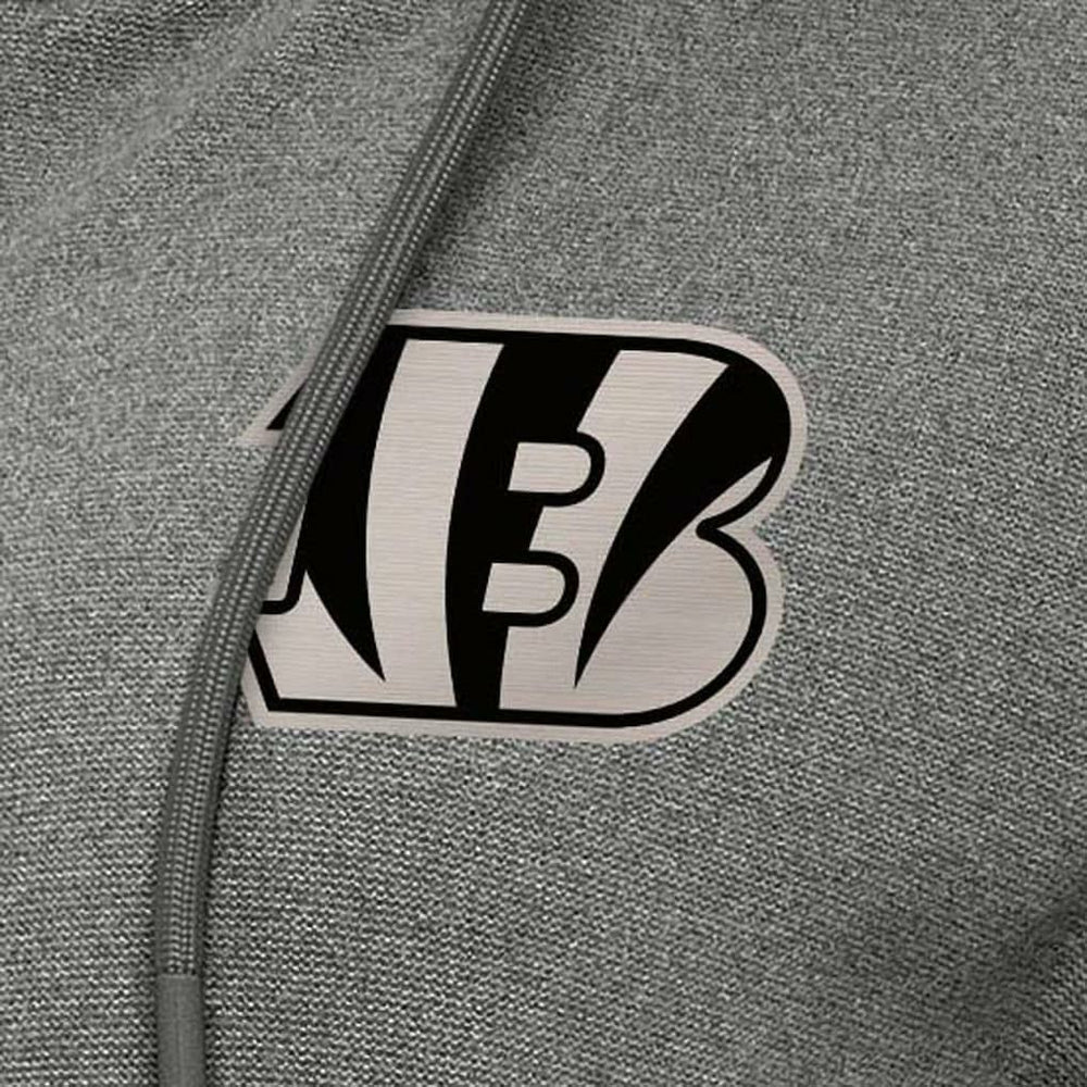 Cincinnati Bengals Antigua Women's Seeker Full-Zip Hoodie Jacket - Heather Black outlet