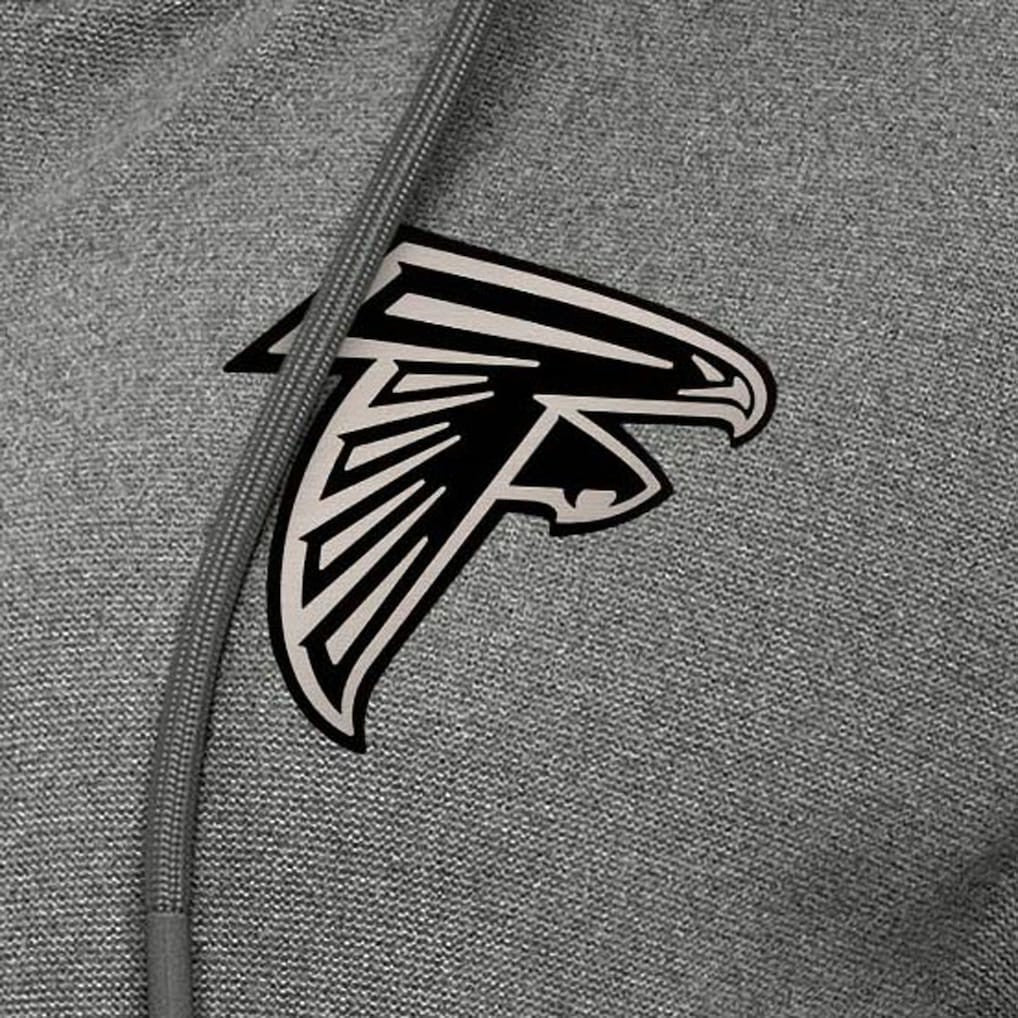 Atlanta Falcons Antigua Women's Seeker Full-Zip Hoodie Jacket - Heather Black discount