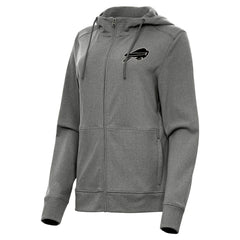 Buffalo Bills Antigua Women's Seeker Full-Zip Hoodie Jacket - Heather Black outlet