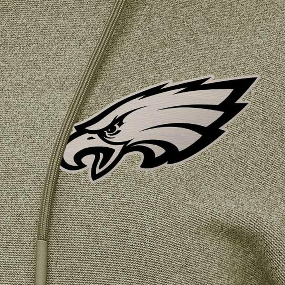 Philadelphia Eagles Antigua Women's Justice Pullover Hoodie - Olive for sale