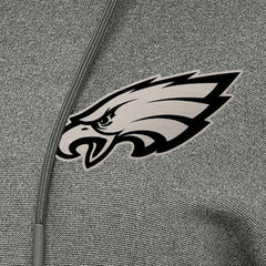 Philadelphia Eagles Antigua Women's Justice Pullover Hoodie - Heather Black outlet