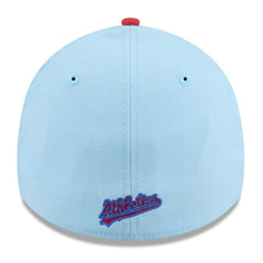 Athletics 2025 Fourth of July 39THIRTY Flex Hat - Light Blue/Red | New Era