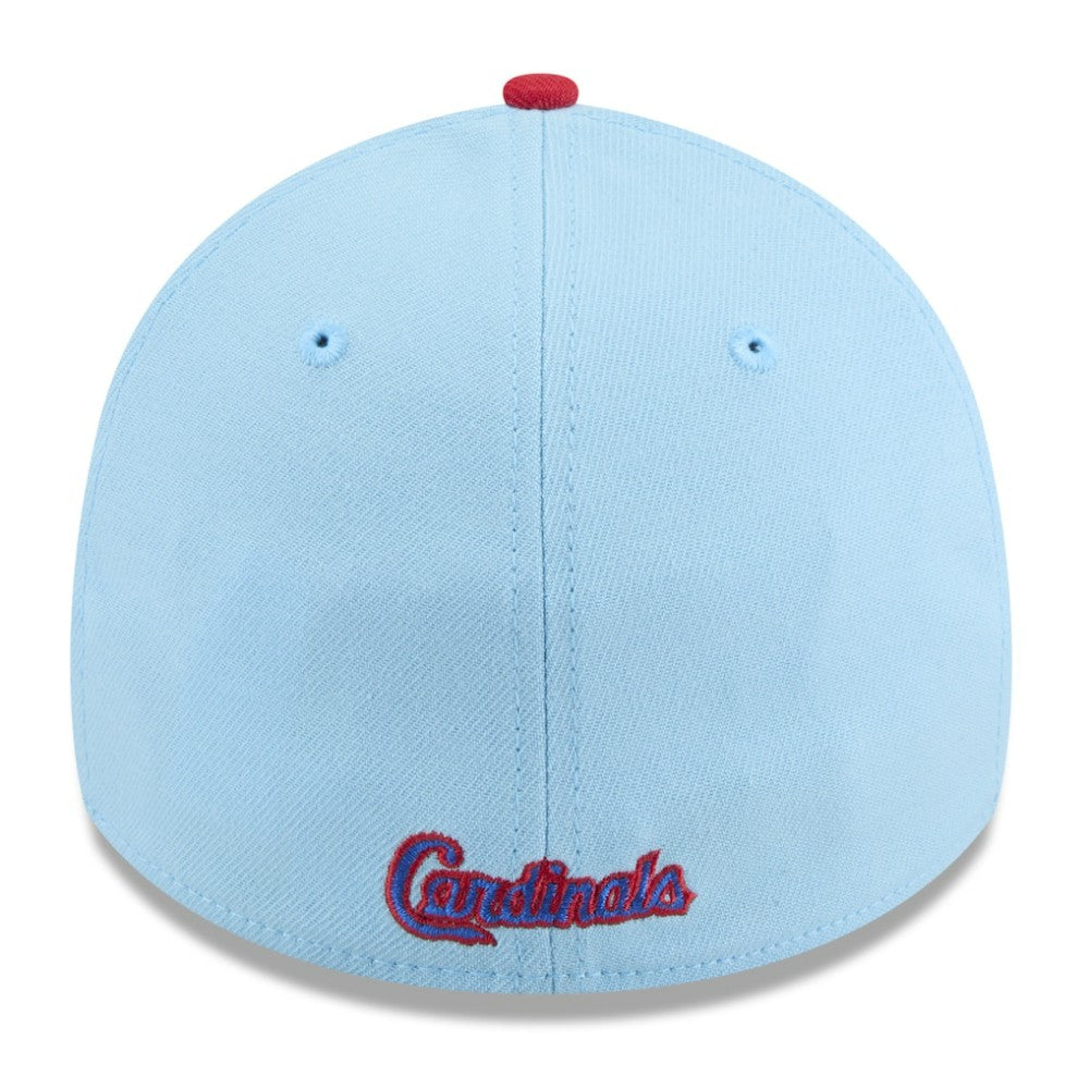 St. Louis Cardinals 2025 Fourth of July 39THIRTY Flex Hat - Light Blue/Red | New Era