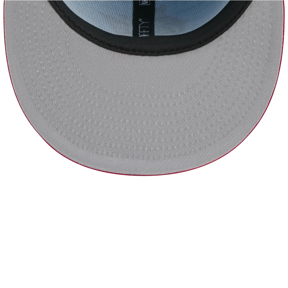 Miami Marlins 2025 Fourth of July 59FIFTY Fitted Hat - Light Blue/Red | New Era
