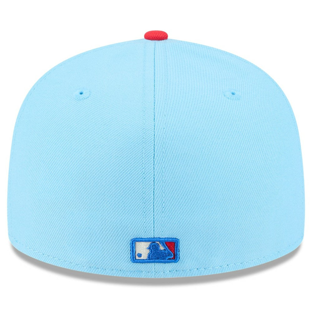 San Francisco Giants 2025 Fourth of July Low Profile 59FIFTY Fitted Hat - Light Blue/Red | New Era