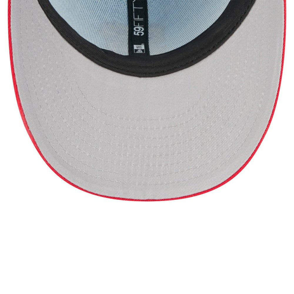San Francisco Giants 2025 Fourth of July Low Profile 59FIFTY Fitted Hat - Light Blue/Red | New Era