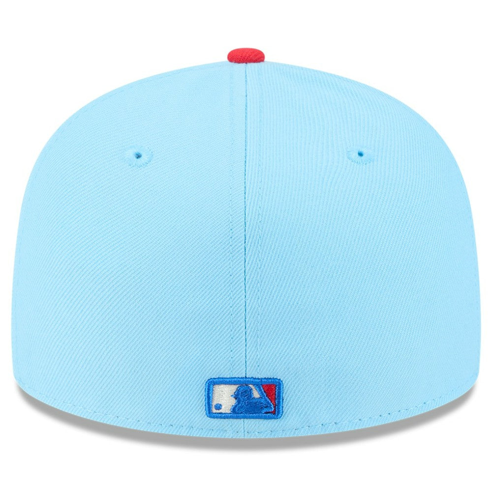 Chicago White Sox 2025 Fourth of July Low Profile 59FIFTY Fitted Hat - Light Blue/Red | New Era