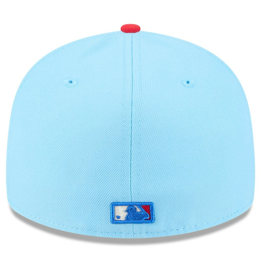 San Diego Padres 2025 Fourth of July Low Profile 59FIFTY Fitted Hat - Light Blue/Red | New Era
