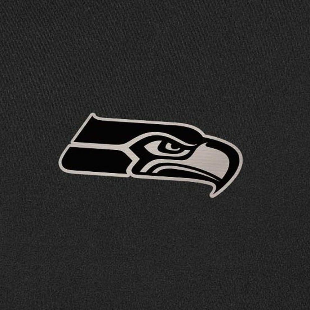 Seattle Seahawks Antigua Content Quarter-Zip Pullover Top - Black sale